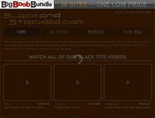 Tablet Screenshot of blackandstacked.com